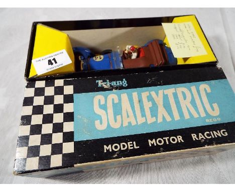 Scalextric -  A vintage car racing Alfa-Romeo C.65 in original box