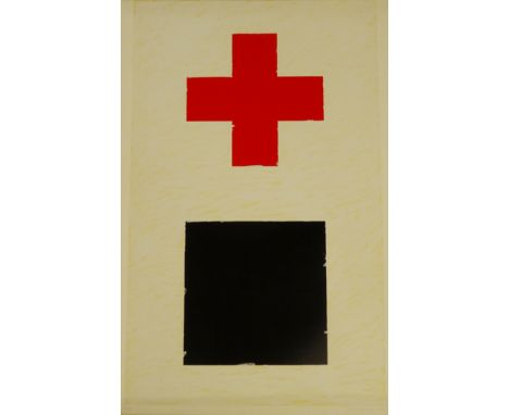Brian Clarke (British 1953-): 'A La Recherche' from The Two Cultures, artist proof.1 screen-print signed pencil 1981 lower ri