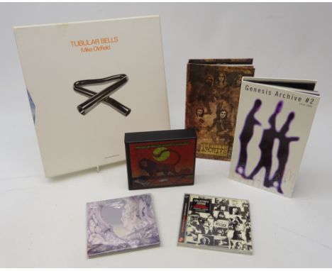 Mike Oldfield 'Tubular Bells' ultimate edition Vinyl/CD/DVD box set complete with inserts, Genesis Archive 1967-75 and #2 197