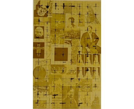 Brian Clarke (British 1953-): 'The Two Cultures' from The Two Cultures, artist proof.1 screen-print signed 1981 pencil bottom