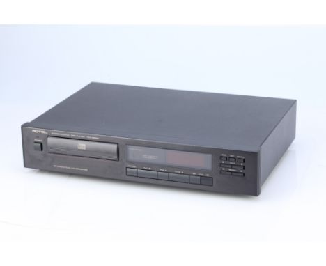 Rotel audio CD Player, finished in black, with 2 Rotel RR-901 CD remotes, working condition at time of sale, current PAT test