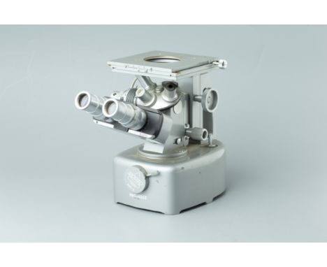 c.1970, Union Tokyo, inverted microscope outfit, with a binocular head, case of eyepiece lenses and objectives.