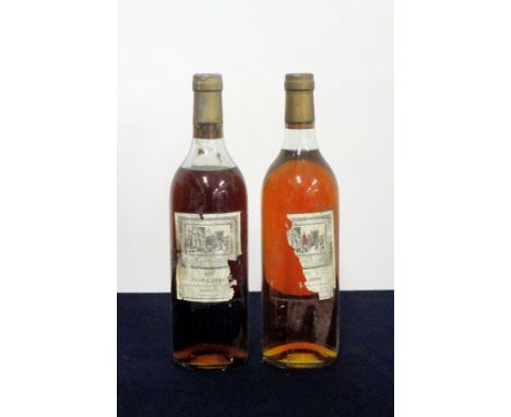  2 bts Clos Labère 1972 Sauternes EB (BB&amp;R)  i.n, ms, bs/ot dis