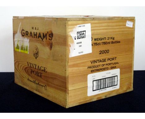  12 bts Grahams Vintage Port 2000 owc