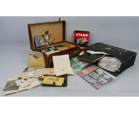 A quantity of First Day Covers, dating from 2005 onwards, together with an album of stamps including the 1948 Olympic Games a