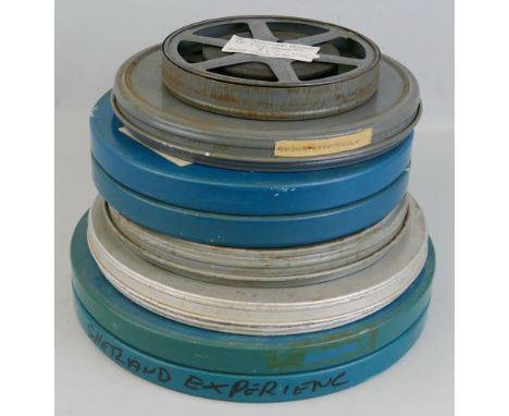 Fifteen 16mm documentaries by oil and energy companies such as Shell and B.P., including the History of the Oil Engine, Proje