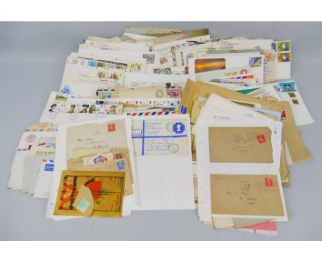 A quantity of First Day Covers, including Winston Churchill Memorial 1965 etc, on-paper stamps and other paper ephemera etc 