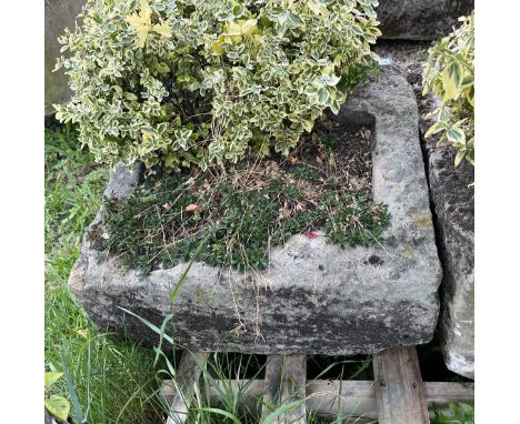 Antique stone trough - Approx length: 60cm 