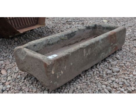 Stone trough - Approx length: 74cm 