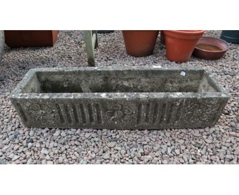 Stone trough - Approx length: 93cm 