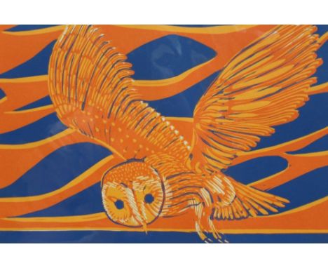 Stan Cooper (1915-2010), three signed limited edition bird linocuts - 'The Year of the Field' series, December l (22/24), Jan