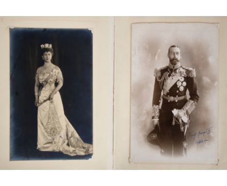 An Important 1940/1950s autographed photograph and scrap album belonging to Mr Ernest Bennett , the Butler to the Governor Ge