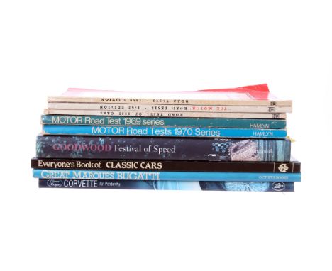 Books, Motoring, a collection of 16 books relating to motoring, including Dream Machines, BMW, Ferrari and Corvette to gether