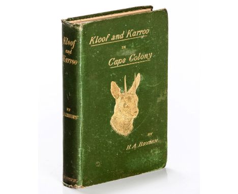 H A Bryden London: Longmans, Green & Co, 1889 8vo, xiii + [ii] illus + 435 pp, 17 plates, original green cloth, wear to board
