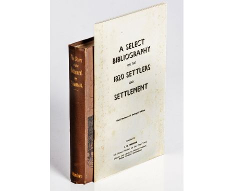 T Sheffield Grahamstown: T and C Sheffield, 1884 FIRST BOOK EDITION, 12mo, x + 272 + lxxix pp, frontis + 22 plates two of whi