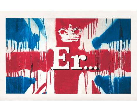 Banksy(British 1974 - )open edition print that the artist made available for downloaddigital print on canvas canvas size: 51 