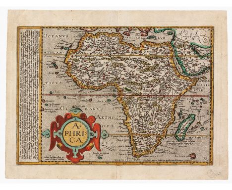 Mathew Quad & Johann Bussemacher[Cologne: Johann Bussemacher, (1600) 1608] Copperplate, hand coloured, one vertical fold as i