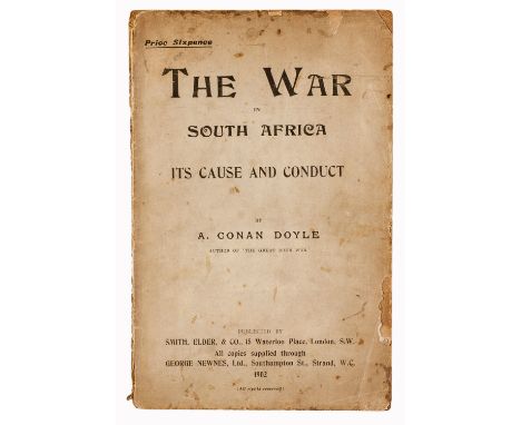 Arthur Conan Doyle London: Smith, Elder & Co, 1902 FIRST EDITION, 8vo, viii + 9 - 156 pp, original printed wraps, worn and sl
