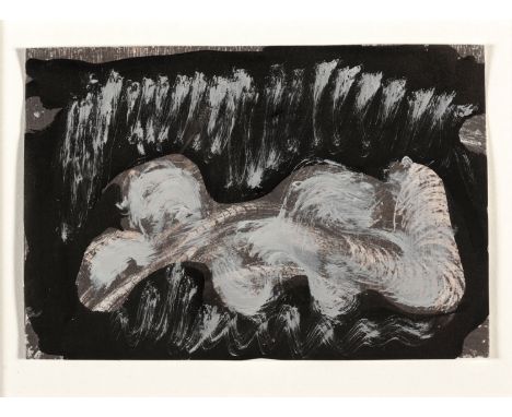 A.R. Penck(German 1939 - 2017)UNTITLEDsigned on the reverseacrylic over silkscreen on paper10 by 14,5cm, unframedSince his de