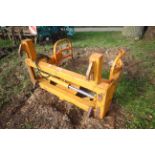 Ritchie soft hands bale squeeze. JCB Q-Fit brackets. V