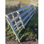 Quantity of heavy duty IAE sheep hurdles. V