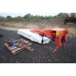 Kuhn FC283 GII 2.8m mounted mower conditioner. 2014. For spares or repair. Included by kind