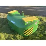 Agriweld 1,000kg front linkage weight block and to