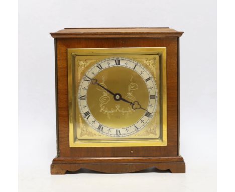 An Elliott mantel timepiece, numbered 2978, 24cm high