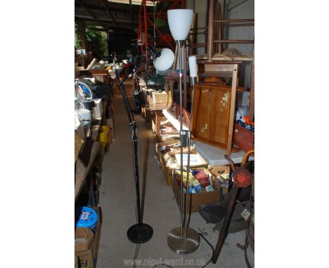 A Mother and child light and an angle poise lamp.