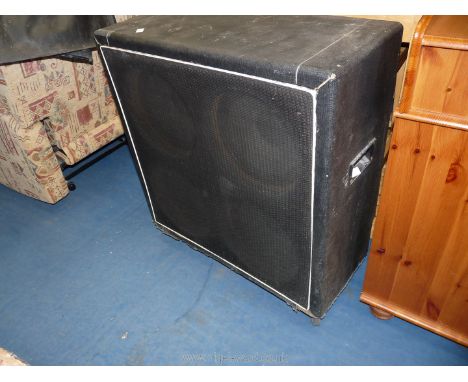 A Dallas Arbiter speaker with soft case marked Lilac Time