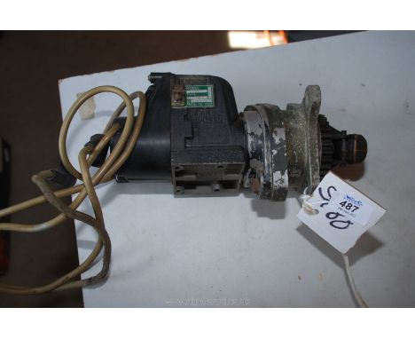 A Magneto for a two cylinder engine, made by Lucas model SR2 type Mark II AG5S, with drive cog. 