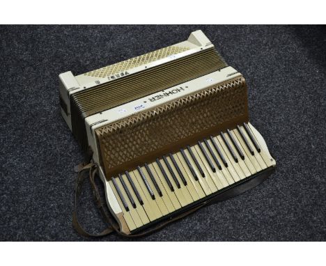 A Hohner Verdi III piano accordion 
