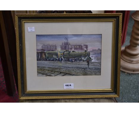 Michael Crawley
Stannard Class 5 Steam Engine, Derby
signed, watercolour