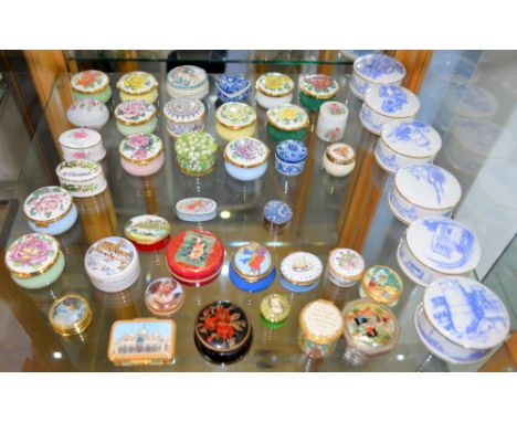 Collection of trinket boxes.  