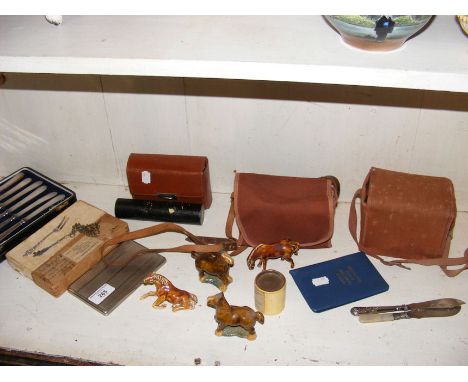 Wade horse Whimsies, together with other collectables 