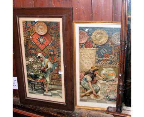 An old Pears advertising print "Goldfish", together with one other 