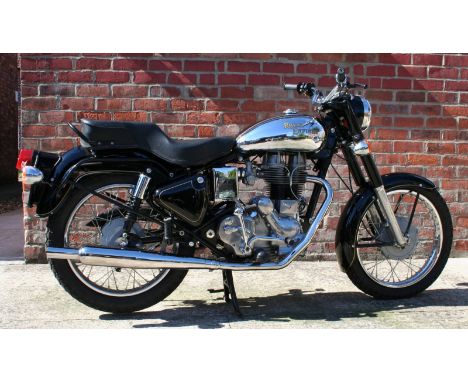 1992 ROYAL ENFIELD BULLET 350 cc. Registration number J 848 DGO. Frame number 1B433552K. Engine number 1B433552K. The Royal E