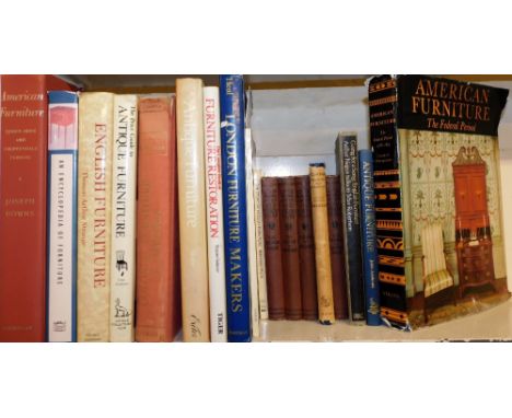 Various books relating to English and American Furniture, to include Strange (Thomas Arthur) English Furniture, American Furn