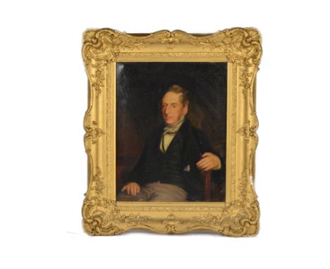 Early 19th Century British School oil on canvas, 'Portrait of George Philips Manners', 44 cm x 35 cm, framed (af); Manners he