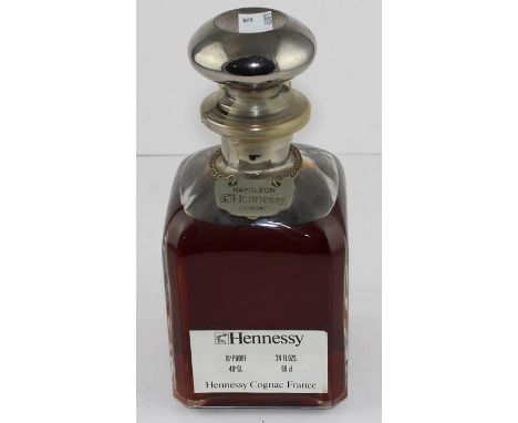 One bottle Napoleon Hennessy Cognac, 70% proof.