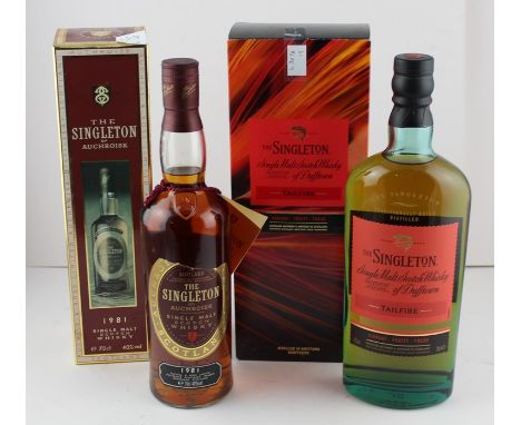 **REOFFER ETWALL JAN £40/£60**One bottle The Singleton of Auchroisk 1981 Single Malt Scotch Whisky, in original box, together