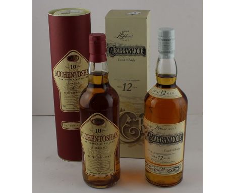 **REOFFER ETWALL JAN £30/£40**One bottle Cragganmore 12 year Old Single Scotch Whisky, in presentation box, together with one