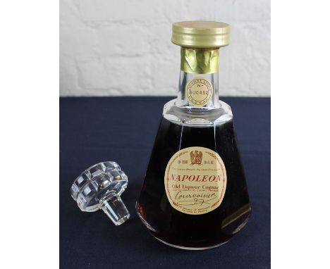 Courvoisier Napoleon Old Liqueur Cognac, in octagonal Baccarat decanter and stopper, limited edition and numbered AUO479, 70%