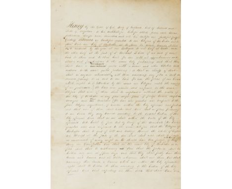 Kent.- Rochester Charters.- Devon (Charles, examiner of the translation) [Transcriptions of five Rochester Charters compiled 