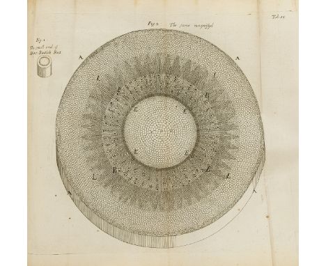 Botany.- Grew (Nehemiah) The Anatomy of Plants, first collected edition, initial imprimatur leaf signed by Christopher Wren, 