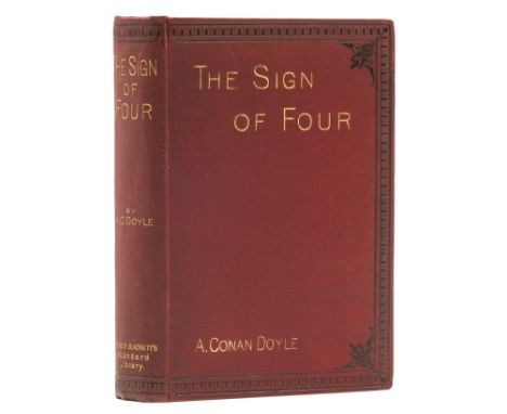 Doyle (Sir Arthur Conan) The Sign of Four, first edition, first issue, with misprints "13" on contents p. and "w shed" on p.5