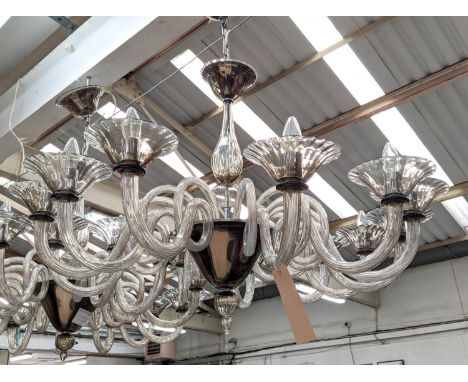 BELLA FIGURA CHANDELIER, twelve branch, 110cm drop approx. 