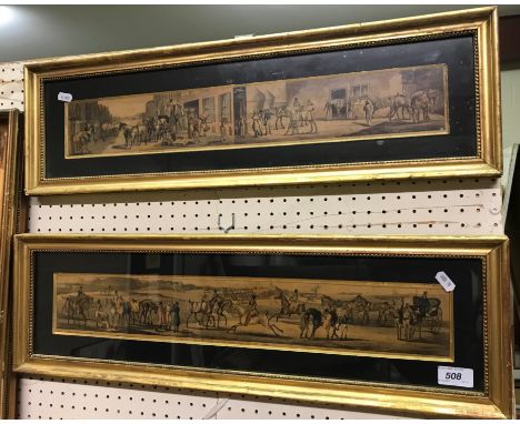 19TH CENTURY ENGLISH SCHOOL (PROBABLY AFTER HENRY ALKEN) - a set of eight hunting prints including "My Soul's on Fire and Eag