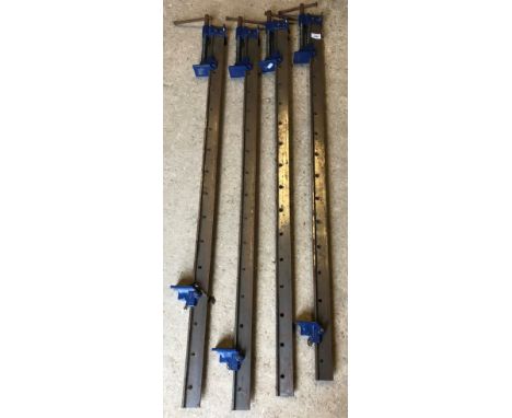 Three Record 136 sash clamps and one 135 sash clamp