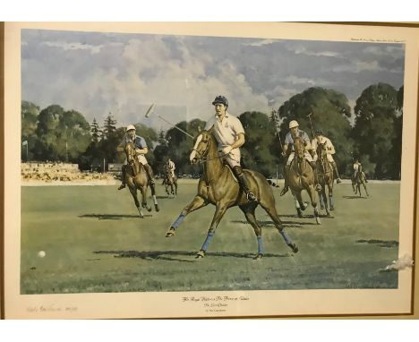 AFTER NEIL CAWTHORNE "His Royal Highness The Prince of Wales - The Last Chukkha", limited edition print No'd. 299/850, signed